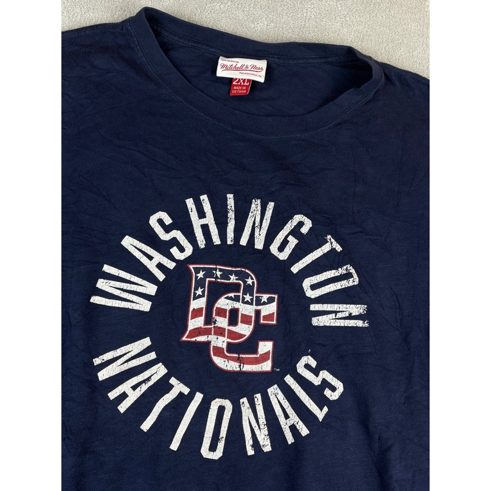Mitchell & Ness Washington Nationals XXL MLB T-Shirt Mens‎ 2XL Baseball